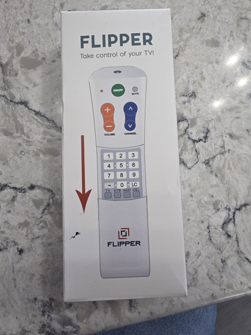 Flipper White Universal TV Remote for VR/AR Accessories